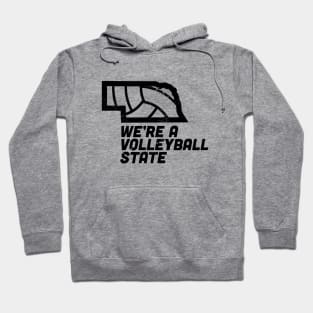 Volleyball State Nebraska Hoodie